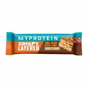 Myproteín Tyčinka cripsy layered bar - čokoláda a karamel 58 g